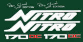 Nitro 170 TF and 170 DC Rick Clunn Edition Boat Decal Set