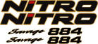 Nitro 884 Savage Boat Logo Set