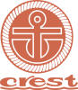 Crest 1980s Reproduction Vinyl Boat Logos