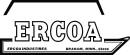 Ercoa Pontoon Boat Reproduction Die Cut Vinyl Boat Logos
