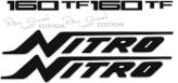 Nitro 160 TF Boat Logo Set