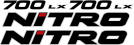 Nitro 700 LX Logo Set