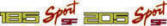 Nitro 185, 205 Sport Boat Logos